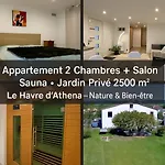 Le Havre D'athena - Grand Appart, Jardin Prive, Abri Velos & Acces Rapide A61 شقة كاستيلنوداري